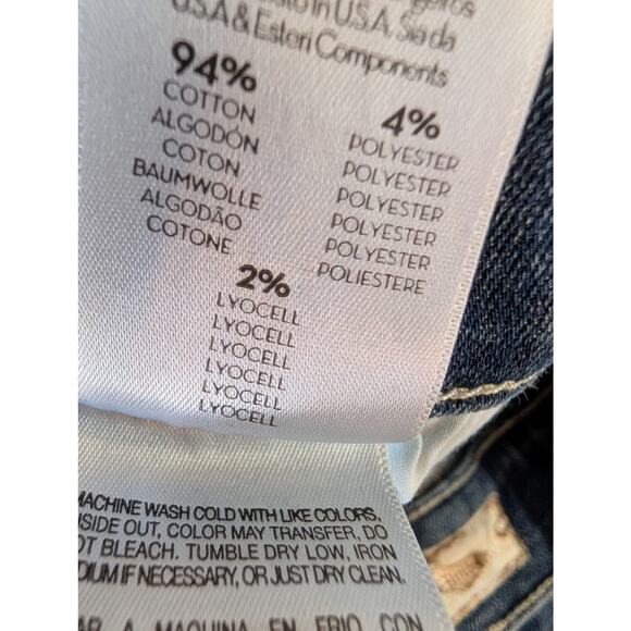 Mother Womens Jeans, Distressed Mother Hustler Ankle Fray Bootcut Jeans, Sz W26 - Picture 4 of 10